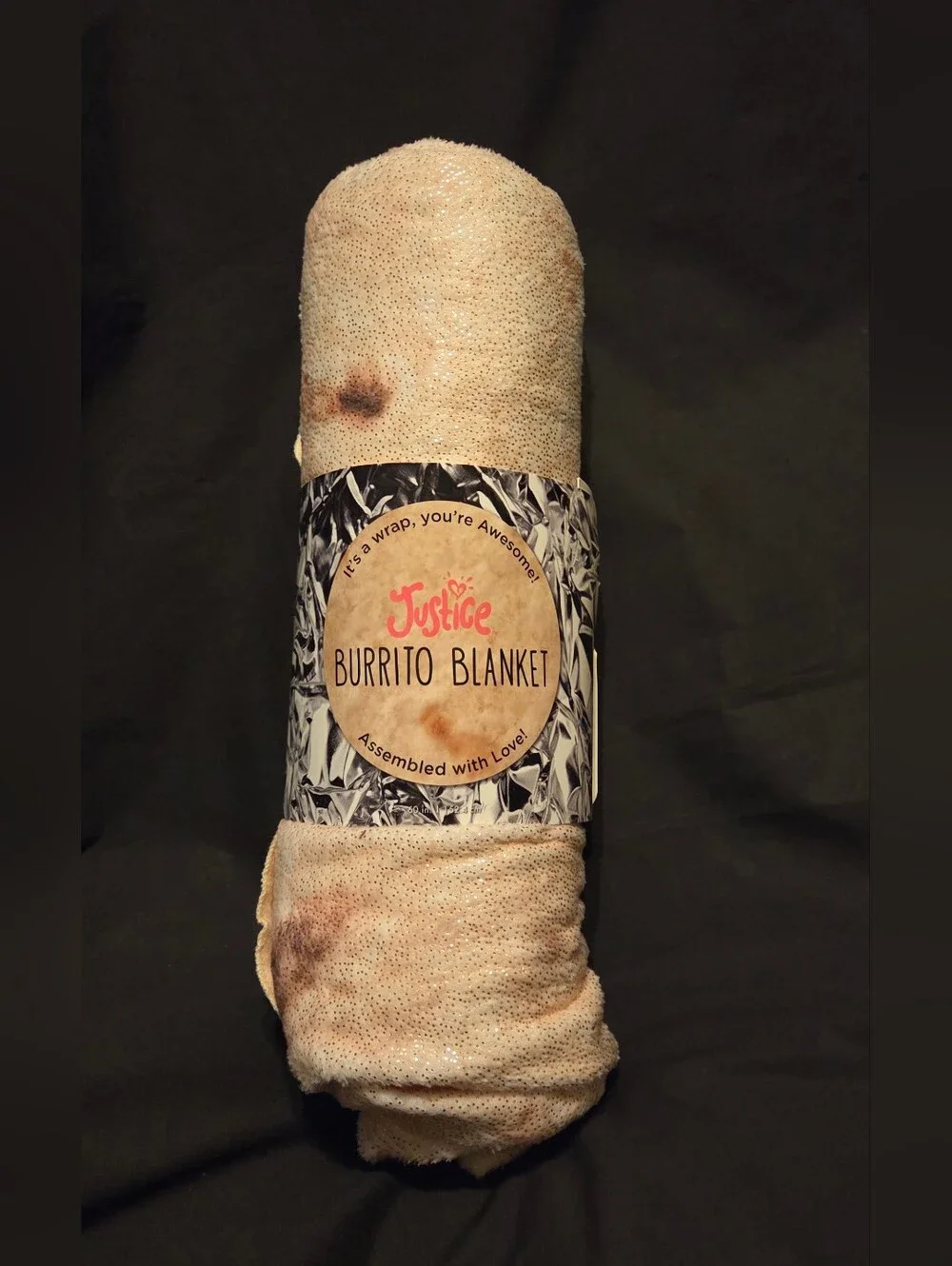 Justice Burrito Blanket New with tags